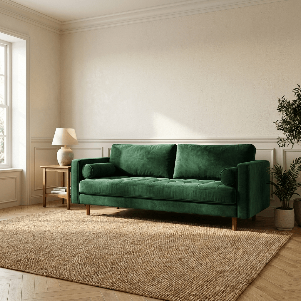 Raumausstattung Sofa und Wohnraum
